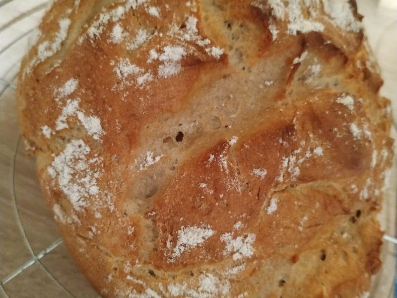 Cliquez pour zoomer ! Pain Cocotte Thermomix par Ju68