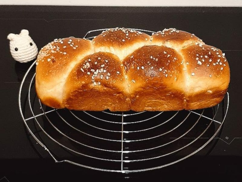Cliquez pour zoomer ! Brioche sans beurre, sans oeufs Thermomix par Sarouh13
