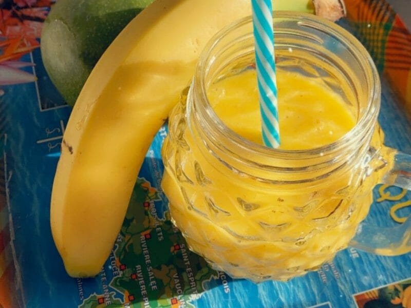 Cliquez pour zoomer ! Smoothie orange, pomme et banane Thermomix par Anastasie