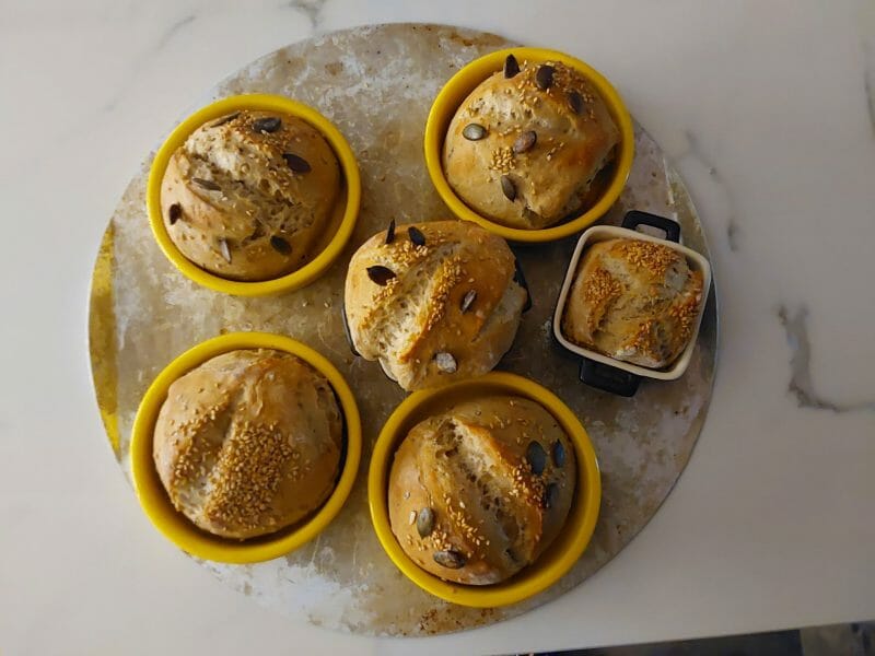 Cliquez pour zoomer ! Petits pains aux céréales Thermomix par Lilousunshine