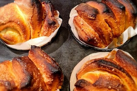Cliquez pour zoomer ! Brioche à effeuiller à la cannelle Thermomix par kte17