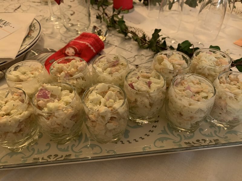 Cliquez pour zoomer ! Verrines au saumon et pommes granny Thermomix par Léonore