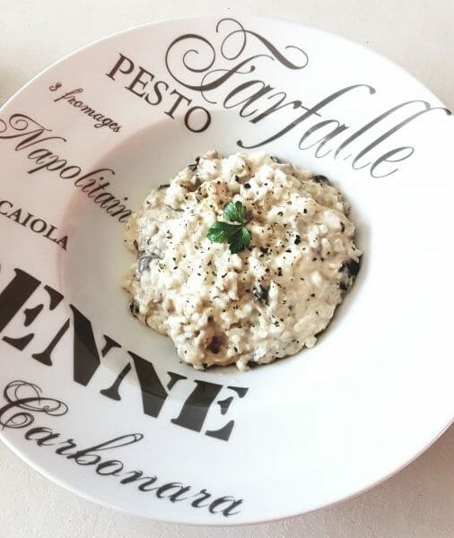 Cliquez pour zoomer ! Risotto poulet et champignons Thermomix par soka0428