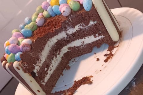 Cliquez pour zoomer ! Gâteau lapin de Pâques Thermomix par lili2503