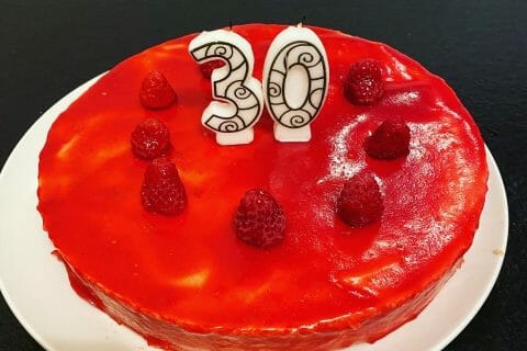 Cliquez pour zoomer ! Bavarois aux framboises Thermomix par cocogribouille