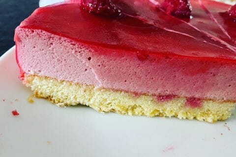 Cliquez pour zoomer ! Bavarois aux framboises Thermomix par cocogribouille