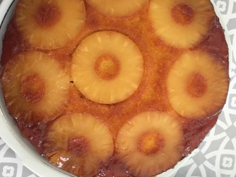Cliquez pour zoomer ! Gâteau renversé à l’ananas Thermomix par Eleonore_1