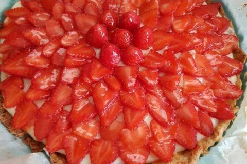 Cliquez pour zoomer ! Tarte aux fraises au Thermomix