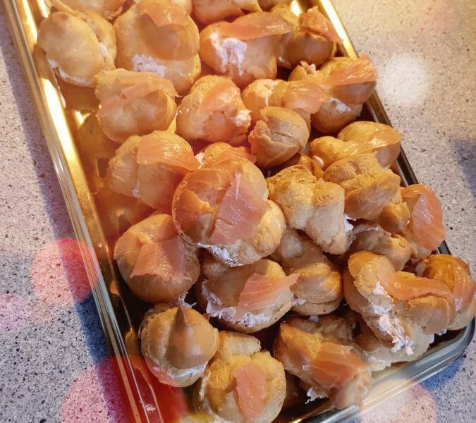 Cliquez pour zoomer ! Mini éclairs au saumon fumé Thermomix par Delphine66