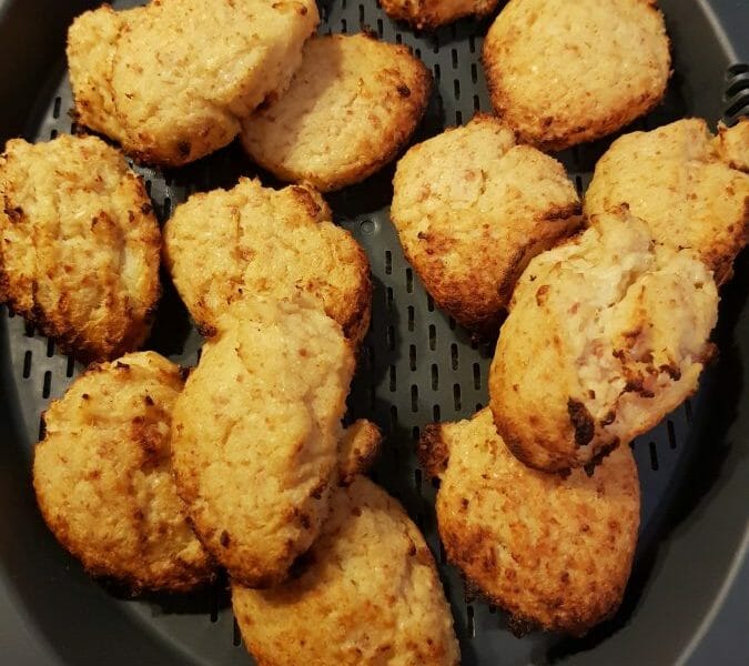 Cliquez pour zoomer ! Croquettes de chou-fleur au jambon cru Thermomix par Delphine66