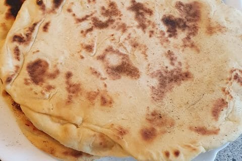 Cliquez pour zoomer ! Naans au fromage au Thermomix