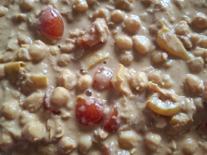 Cliquez pour zoomer ! Curry de pois chiches au lait de coco Thermomix par Elorac01