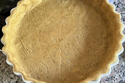 Cliquez pour zoomer ! Tarte aux tomates cerises et parmesan Thermomix par Mam’zelle Sylvie