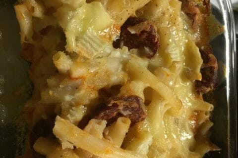 Cliquez pour zoomer ! Gratin de macaroni reblochon et chorizo Thermomix par Laetitia_11