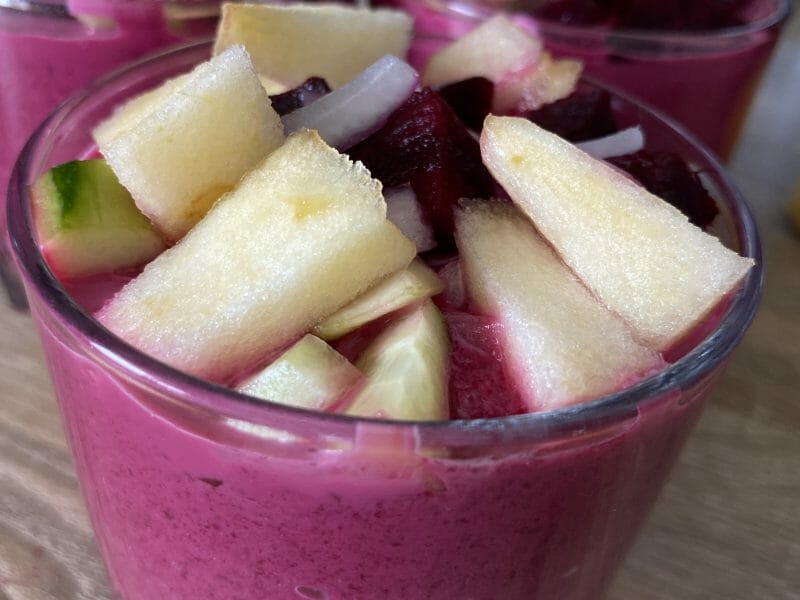 Cliquez pour zoomer ! Gaspacho de betterave et pomme Thermomix par inda05