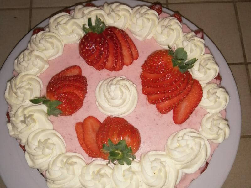 Cliquez pour zoomer ! Fraisier Thermomix par Soso18570