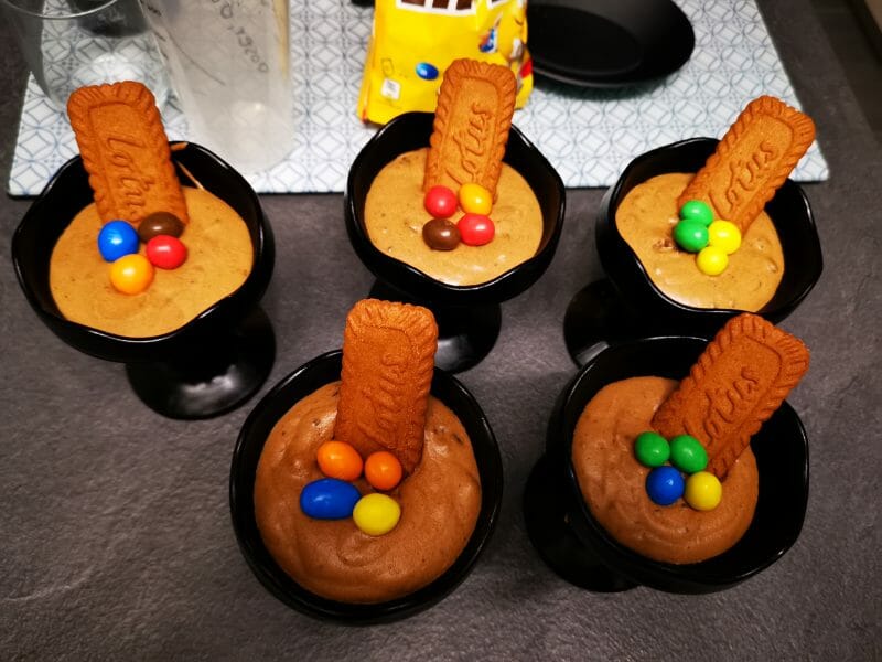 Cliquez pour zoomer ! Mousse chocolat et spéculoos Thermomix par LilouManu