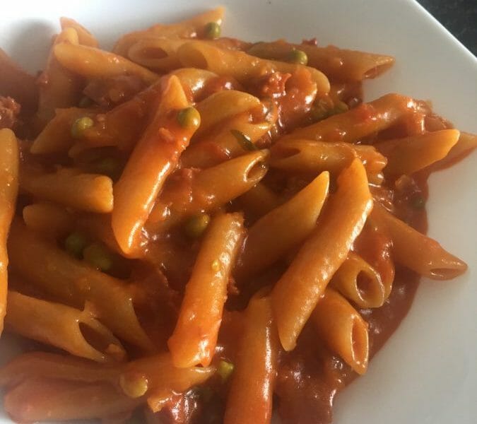 Cliquez pour zoomer ! Penne au chorizo Thermomix par Nynnnnnnny