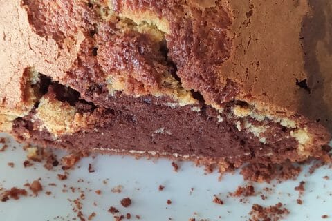 Cliquez pour zoomer ! Marbré au chocolat au Thermomix