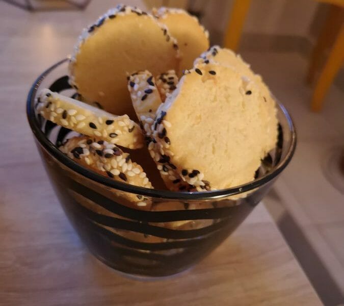 Cliquez pour zoomer ! Sablés au parmesan Thermomix par Laeti97254