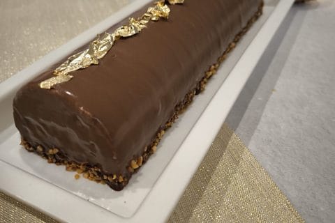 Cliquez pour zoomer ! Bûche mousse au chocolat Thermomix par Marjorie