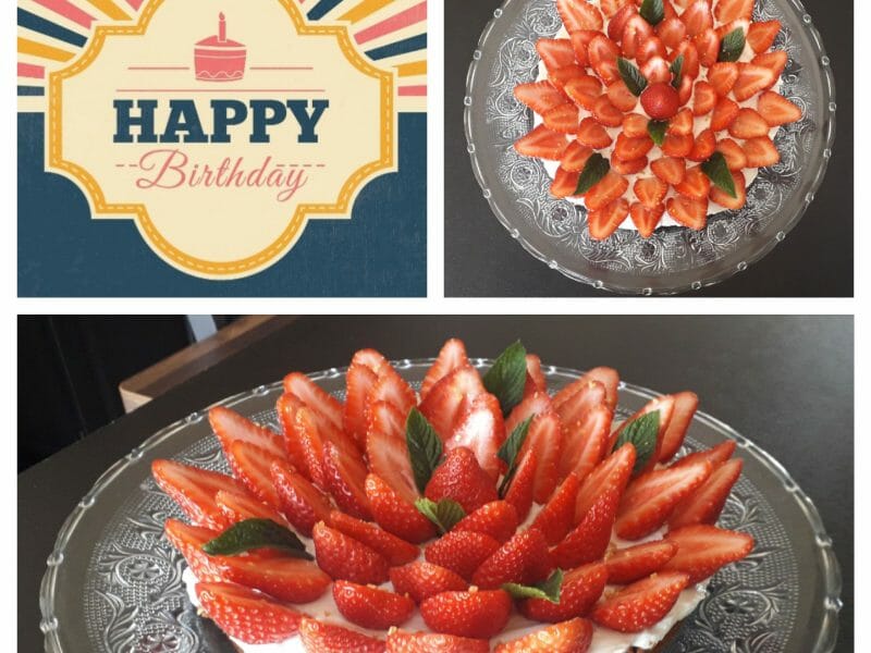 Cliquez pour zoomer ! Tarte aux fraises sans cuisson Thermomix par Melanie_7