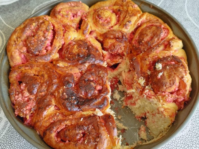 Cliquez pour zoomer ! Brioche aux pralines roses Thermomix par ange_62