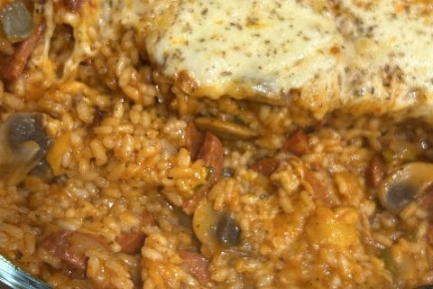 Cliquez pour zoomer ! Gratin de riz façon pizza Thermomix par becca_2