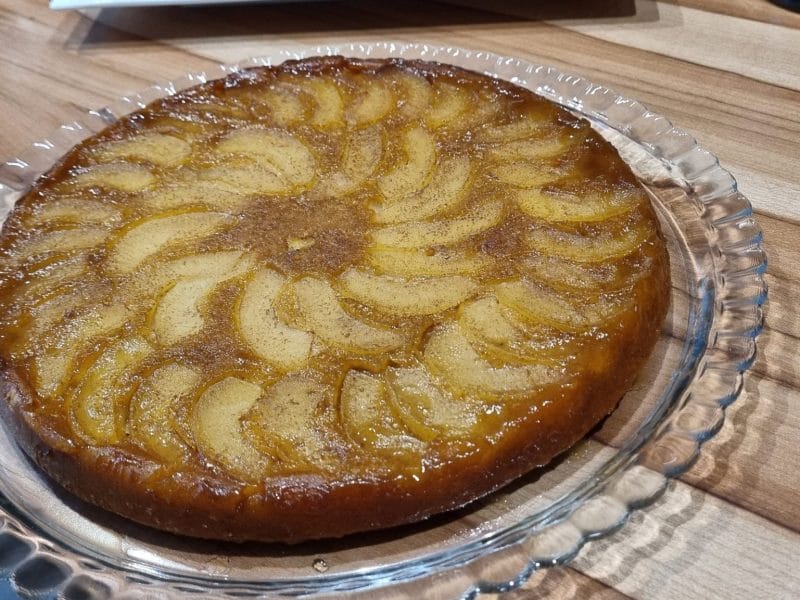 Cliquez pour zoomer ! Gâteau renversé aux pommes caramélisées Thermomix par Dorothy
