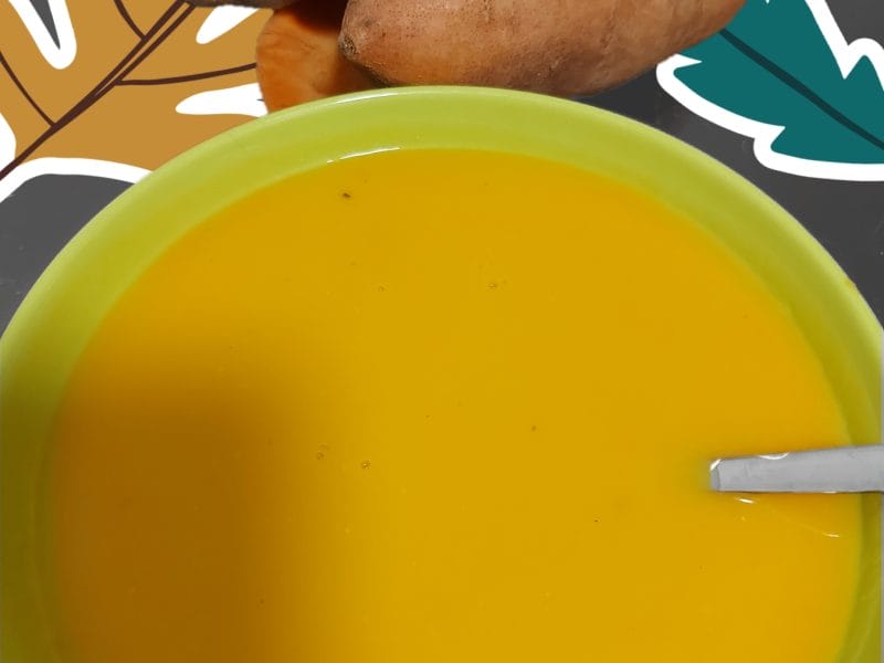 Cliquez pour zoomer ! Crème de patate douce au gingembre Thermomix par ricore92