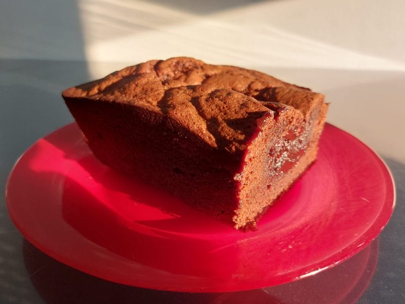 Cliquez pour zoomer ! Cake fondant choco-rhum Thermomix par ricore92