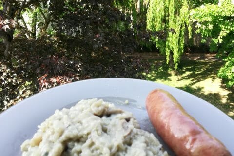 Cliquez pour zoomer ! Risotto au gorgonzola et champignons au Thermomix