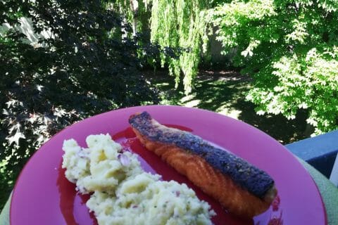 Cliquez pour zoomer ! Ecrasé de pommes de terre et saumon au Thermomix
