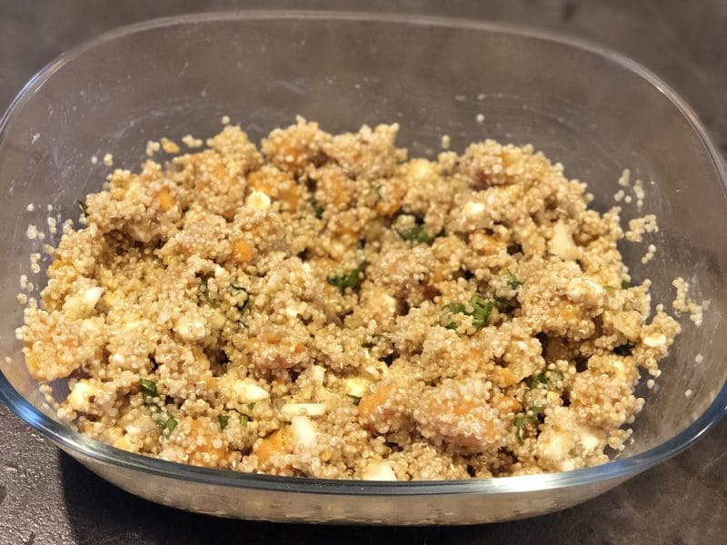 Cliquez pour zoomer ! Salade de quinoa et patate douce Thermomix par mix2tou