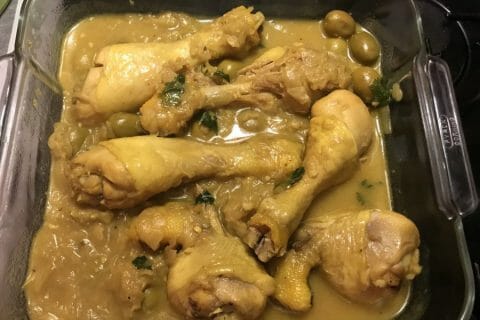 Tajine de poulet aux olives au Thermomix - Cookomix