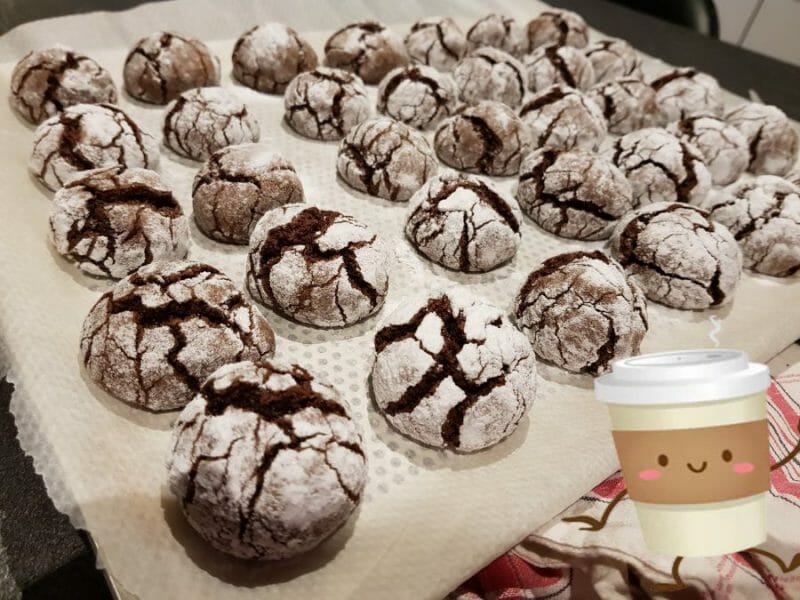 Cliquez pour zoomer ! Craquelés au chocolat Thermomix par Jennifer611