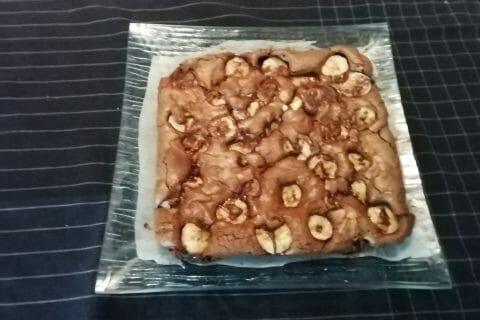 Cliquez pour zoomer ! Brownie fondant choco-banane au Thermomix