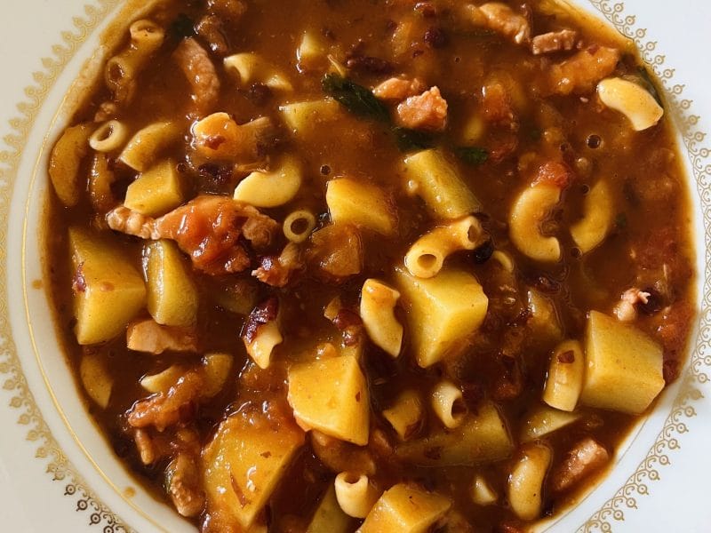 Cliquez pour zoomer ! Soupe aux haricots rouges et coquillettes Thermomix par kiki31100