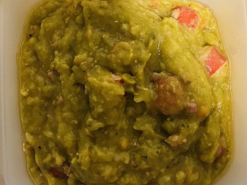 Cliquez pour zoomer ! Mitonnée de pois cassés aux saucisses Thermomix par kiki31100