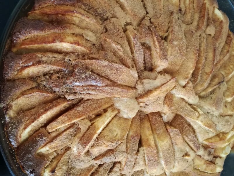 Cliquez pour zoomer ! Gâteau aux pommes et mascarpone Thermomix par epicurienne34