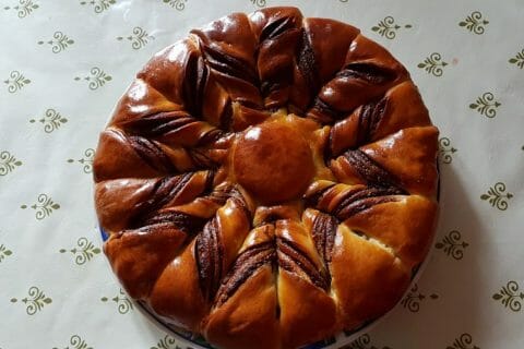 Cliquez pour zoomer ! Brioche étoilée au Nutella Thermomix par @naicha2