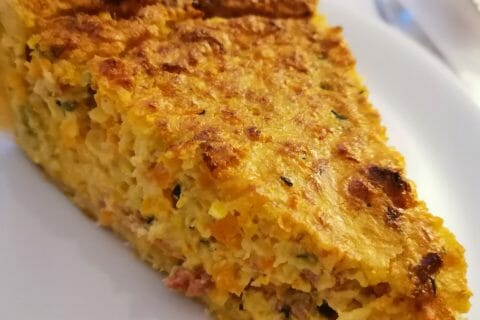 Cliquez pour zoomer ! Tarte courgettes et carottes Thermomix par Oph3