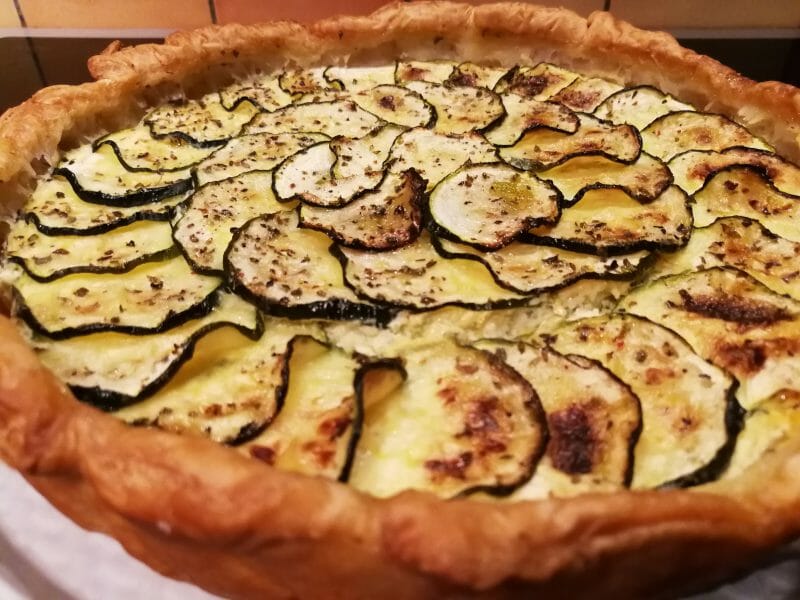 Cliquez pour zoomer ! Tarte courgettes et ricotta Thermomix par Lisou