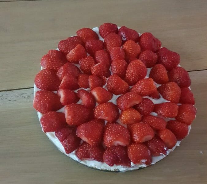 Cliquez pour zoomer ! Tarte aux fraises sans cuisson Thermomix par Virginie_10