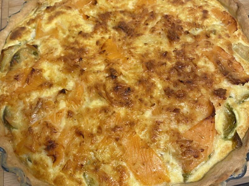Cliquez pour zoomer ! Quiche aux choux de Bruxelles et lardons Thermomix par Sophie_5