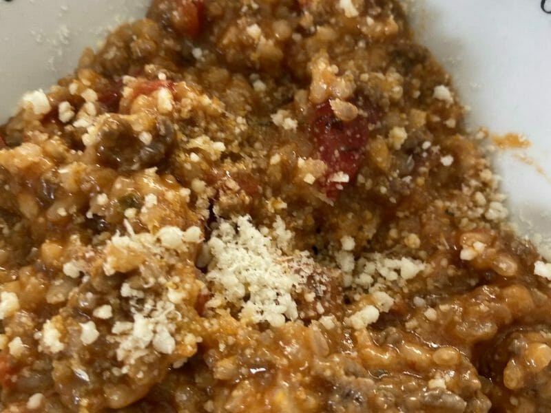Cliquez pour zoomer ! Risotto à la bolognaise Thermomix par Sophie_5