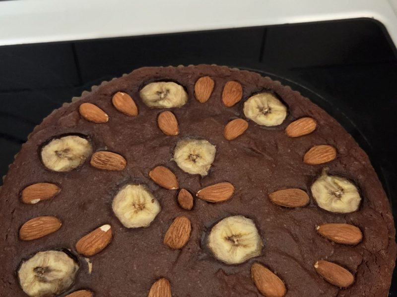Cliquez pour zoomer ! Brownie fondant choco-banane Thermomix par vivi_25
