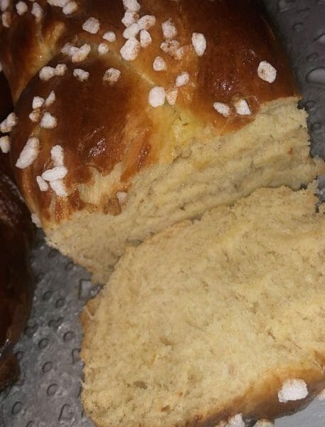 Cliquez pour zoomer ! Brioche tressée à la mie filante Thermomix par rym69