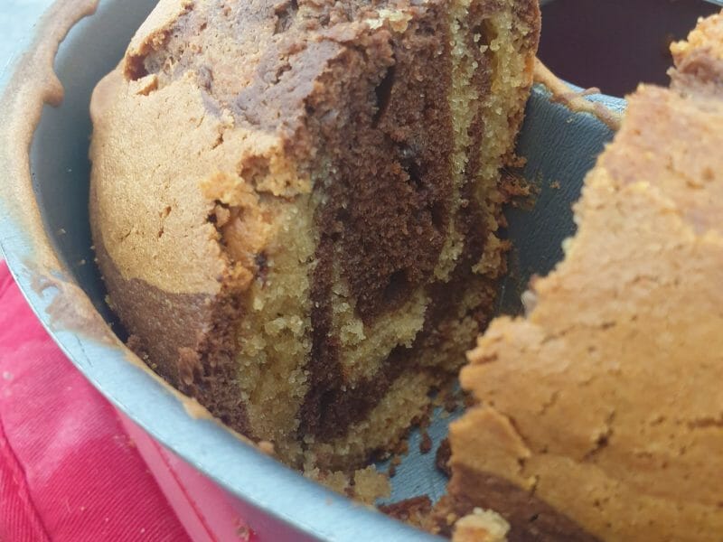 Cliquez pour zoomer ! Marbré au chocolat Thermomix par Marilynx