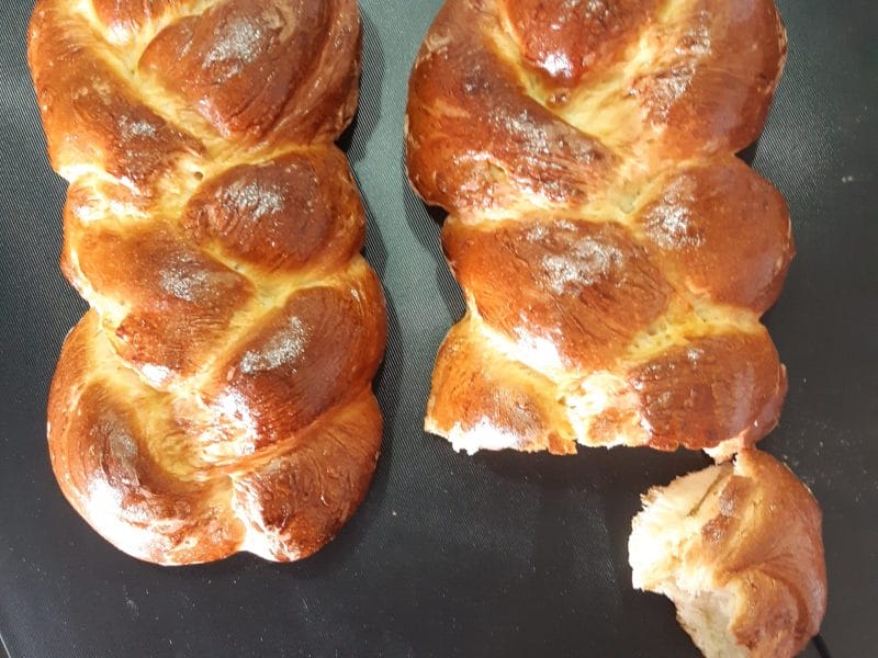 Cliquez pour zoomer ! Brioche tressée à la mie filante Thermomix par lucie_3113